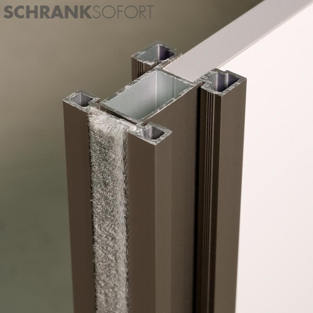 Griffprofil sigma alu-silber für Schiebetüren von Schrank-sofort Griffprofil sigma alu-silber für Schiebetüren von Schrank-sofort