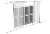 Die Stauraum- bzw. Nischenlösung von schrank-sofort.de